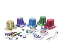 Kit cotillons multicolores Taille Unique multicolores