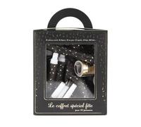 PARTYPRO Kit cotillons Party Noir et Or 10 Personnes
