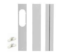 Kit coulissant de fenêtre, extensible et réglable, installation facile, avec différents modèles de climatiseur portable, pour climatiseur, blanc (3 pièces)