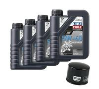 KIT COUPE BMW R/1250 GS2 LICHY MOLY 4T 5W-40 HUILE 4L HC STREET + FILTRE À HUILE