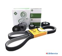 Kit Courroie Poly-V Incluant Poulies Tendeur BMW Série 1 3 N47