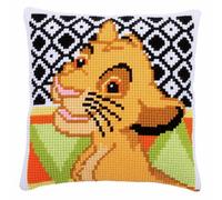 Kit coussin au point de croix Disney Simba