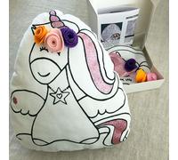 Kit - coussin licorne à personnaliser