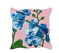 Kit Coussin Orchidées 50x50 Cm 100% Coton