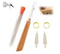 Kit Couture 37 Pièces, Kit Couture Complet avec Boîte Pour Couture à La Main Avec Bobines De Fil Aiguilles Enfile-Aiguilles Découseur Et Tube De Rangement Aiguille De Quilting (31PCS)