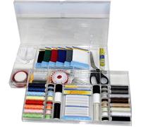 Kit Couture Deluxe 167 Pièces Set Accessoires Couture Complet Boîte de Rangement pour Maison et Voyage