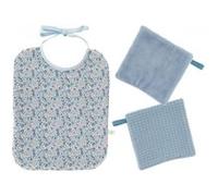 Kit couture premier repas, bavoir en tissu Liberty ® Eloise - niveau débutant vendu par 50 cm(...) - Bleu (Eloise) Bleu (Eloise)