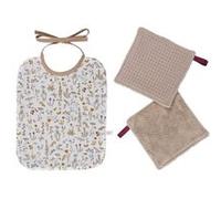 Kit couture premier repas, bavoir en tissu Liberty ® Milo - niveau débutant vendu au mètre(...) - Marron (Milo) Marron (Milo) G