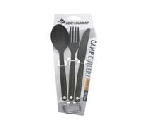 Sea to Summit Camp Cutlery 3 Piece Set de couverts Taille unique Gris