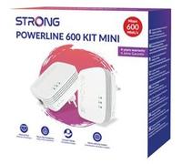 Kit CPL 600 Mbps - Strong - Mini - 2 prises - Port Ethernet - Installation Plug & Play G