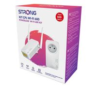 Kit CPL - STRONG - Powerline Wi-Fi 600 Duo - Module Wi-Fi, Point d'Accès 300 MB