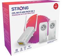 Kit CPL - STRONG - Powerline Wi-Fi 600 Triple Pack - Point d'Acces 300 MB