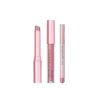 Kit Crayon à Lèvres et Brillant à Lèvres | Tenue Longue Durée Résistant aux Traces Pigmentée - Gloss Maquillage - Pour Femmes et Jeunes Filles Beauté Quotidienne Soirée Voyage Rendez-vous