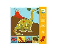 Kit créatif 5 pochoirs Dinosaures