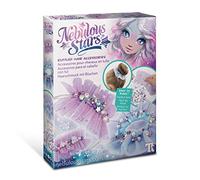 Kit Créatif Accessoires pour Cheveux en Tulle Estrelia Nebulous Stars - Coffret Création avec Perles pour Chouchou, Serre-Tête, Barette - Atelier Loisirs Activité Manuelle Enfant 7 ans et plus