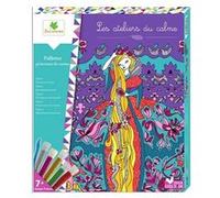 Kit créatif Ateliers du Calme Paillettes Princesses de Contes Au Sycomore Multicolore G