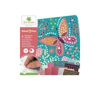 Kit créatif Au Sycomore Stick et Fun 3 Mosaïques Papillons