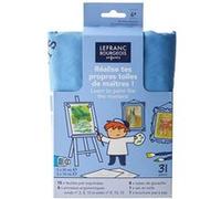 Lefranc & Bourgeois Coffret créatif enfants Réalise tes Toiles de Maîtres Gouache Multicolore