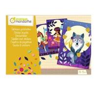 Kit créatif Avenue Mandarine Tableau de Gommettes G