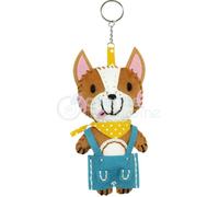 Avenue Mandarine Kit couture enfant Mini Couz'IN Tom le chien Porte-clé À partir de 7 ans