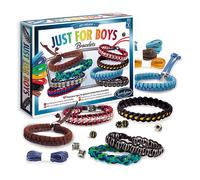 Kit créatif Bracelets - SENTOSPHÈRE - Just for Boys - Multicolore - Cuir - Enfant 8+