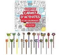 Kit créatif comprenant un cahier d'activités, 17 crayons de couleur, 3 crayons à papier et gommes - - ALTOBUY Multicolore