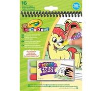 Kit créatif Crayola Cahier d'activités Colour Pop 18 pièces Modèle aléatoire Multicolore G