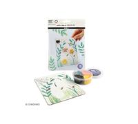 Kit créatif - Creotime - Silk Clay - Tableau printanier - 5 formes à modeler - Pour enfants à partir de 5 ans