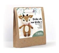 Kit créatif - Crochet - Biche Oh ma biche - Accessoires inclus - Graine créative
