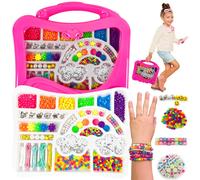 Kit créatif dans une valise - Bijoux pour enfants, bracelets et colliers à faire soi-même