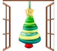 Kit créatif de décoration d'arbre de Noël avec boutons et pendentif festif | Kit de décorations de Noël faites à la main pour enfants et adultes, maison, intérieur, extérieur, sapin de Noël, vert