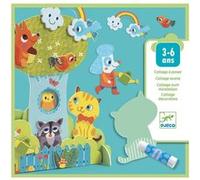 Kit créatif Djeco - Collage - Copains au jardin G