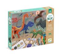 DJECO- Cofre multiactividades El Mundo de Los dinosaurios Dinosaure Formes et Couleurs, DJ09331-V2, Multicolore