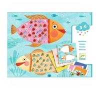 Kit créatif - DJECO - Mosaïques de perles - Bleu - Enfant - Mixte