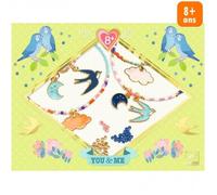 Kit créatif - Djeco - Multirangs Cieux - 4 bracelets - Jaune - Mixte - Enfant