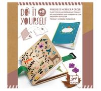 Kit créatif - DJECO - Petit botaniste - Presse en bois - Cahier herbier - Stickers