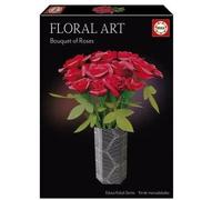Kit créatif - EDUCA - Floral Art Bouquet de Roses - Création de roses en papier sans colle - Dès 14 ans