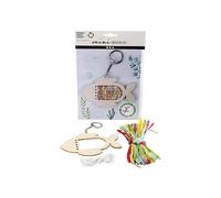 Kit créatif enfant - Creativ Company - Porte clé Poisson - Recyclage - Développement créatif - Facile à réaliser