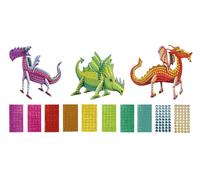 Kit Créatif Enfant Mosaïque Dragon 3d