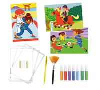 Kit Créatif Enfant Sable 3 Tableaux Filles