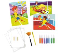 Kit Créatif Enfant Sable 3 Tableaux Garçons