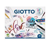 Kit créatif - GIOTTO - Kit Calligrafia Art Lab F582100 - 10 Pennarelli - 12 Acquerelli - Multicolore