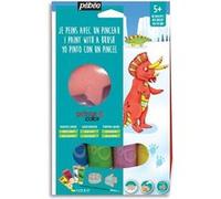 Kit créatif gouache - Dinosaures - 4 x 20 ml