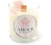 Kit DIY bougie énergie amour - Quartz rose / vanille