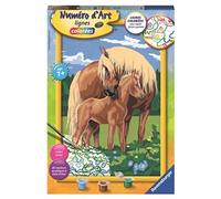 Kit créatif Grand Format Numéro d'art Fiers Chevaux