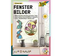 Kit créatif « images de fenêtre » SPRINGTIME folia, 11 motifs multicolore TU