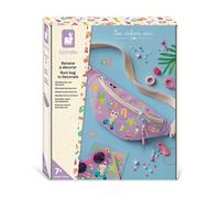 Kit créatif - JANOD - Décore ta sacoche banane - Mauve - Dès 7 ans - Kit complet avec décalcomanies