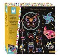 Janod - Boîte Multi-Activités Scratch Art - 8 Réalisations - Cartes à Gratter - Les Ateliers du Calme - Kit Loisir Créatif Enfant - Dextérité et Concentration - Dès 7 Ans, J07993