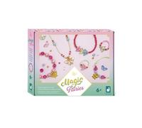 Janod - 6 Bijoux à Créer - Thème Papillons - Les Ateliers Bijoux - Kit Loisir Créatif Enfant - Apprentissage Motricité Fine et Concentration - Dès 6 Ans - J09172