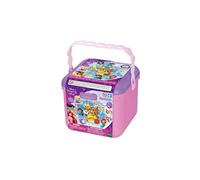 Aquabeads Cube créatif Disney Princesses Plus de 2 500 perles 16,5x16x14 cm Rose